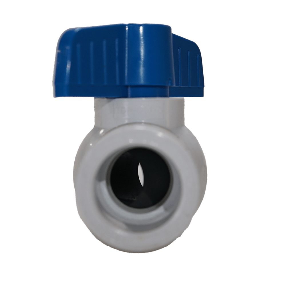 COLONIAL SCH80 PVC BALL VALVE SXS WHITE COMMERCIAL COMPACT PVC BALL VALVE 3/4" image 3