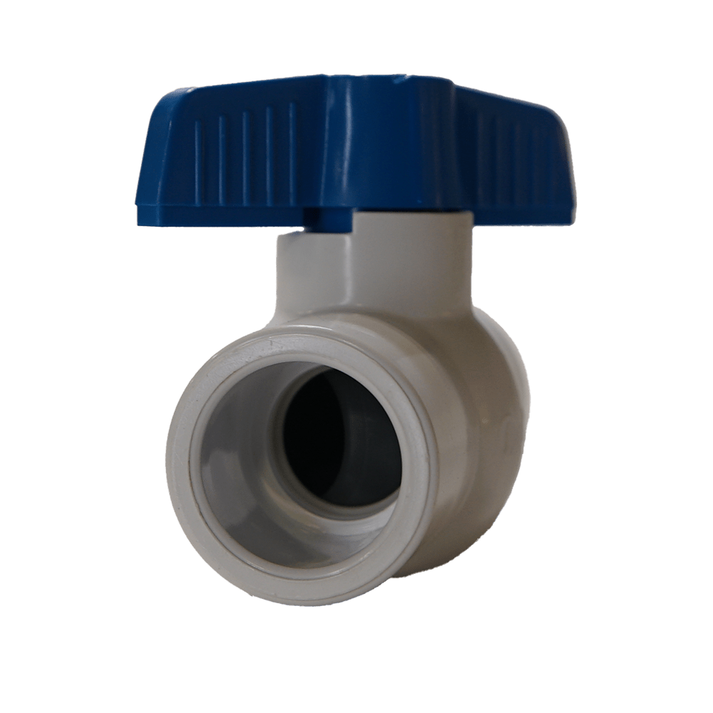 COLONIAL SCH80 PVC BALL VALVE SXS WHITE COMMERCIAL COMPACT PVC BALL VALVE 1" image 3