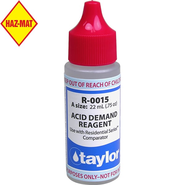 Taylor Acid Demand Reagent (F/ Residential Series) Dropper Bottle 24-Pack Taylor Solution 15 3/4Oz Acid Demand For Residential Series .75 Oz - product image
