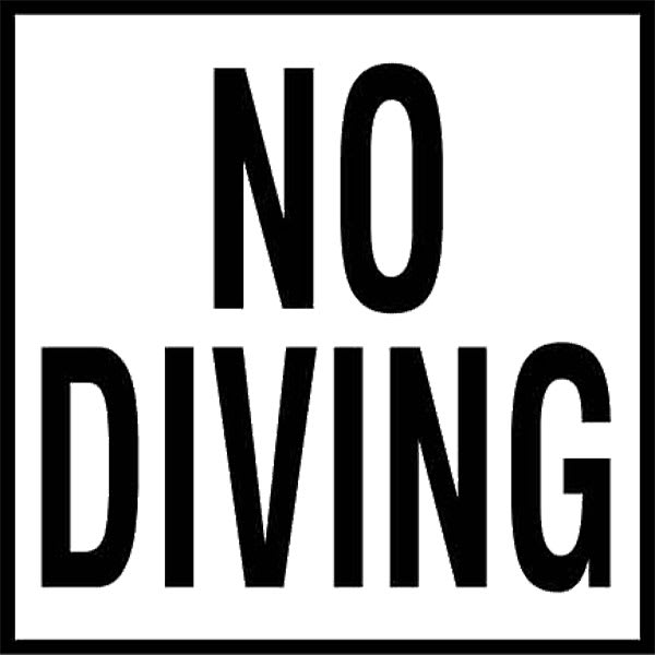 Inlays No Diving Words (1 Tile) Depth | C621501 - product image