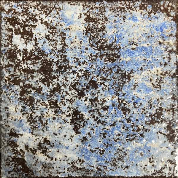 Desert Mirage Yuma Azzurro standard 6 by 6 pool tile sample