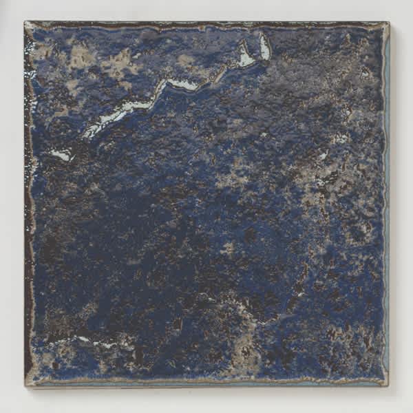 Patina-6 Tahoe Blue standard 6 by 6 pool tile sample