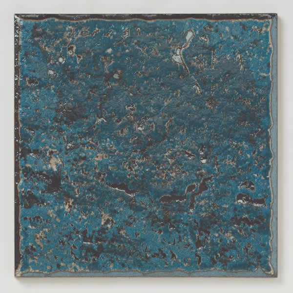 Patina-7 Caribbean Blue standard 6 by 6 pool tile sample