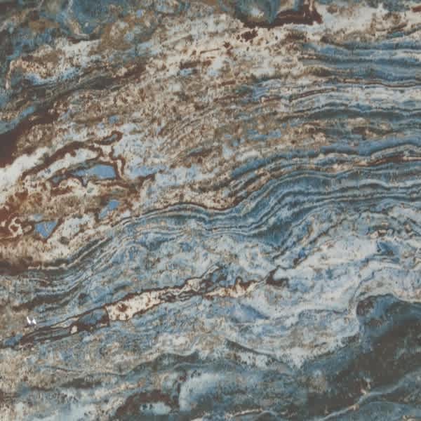 Wave Blue standard 6 by 6 pool tile sample