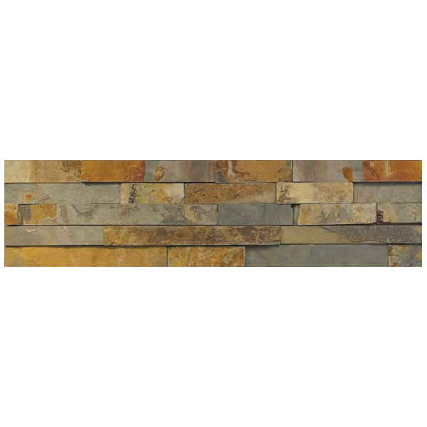 Rust Grey Noble Tile ledgerstone panel