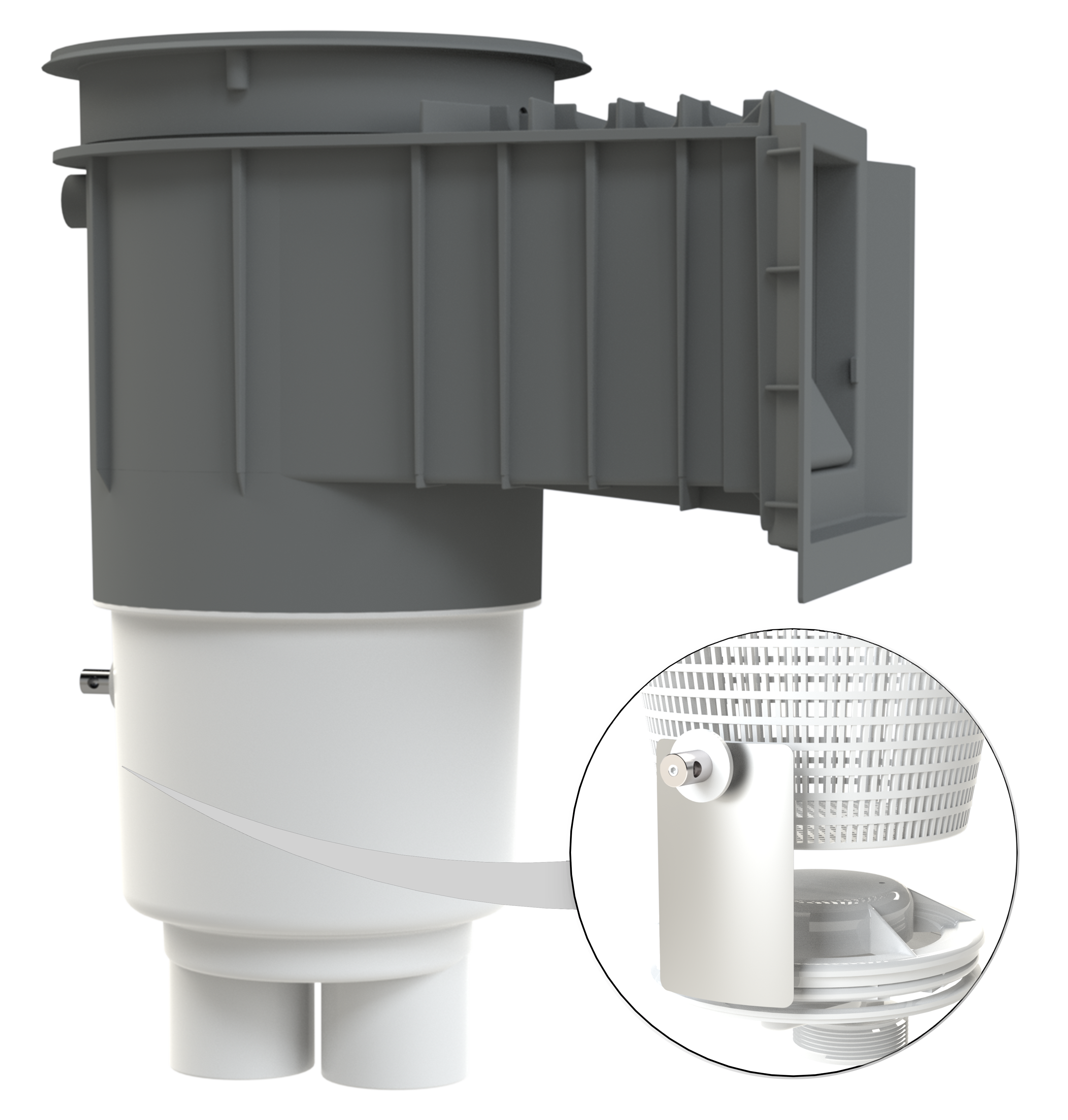 Aquastar White Water Bonded Skimmer - product image
