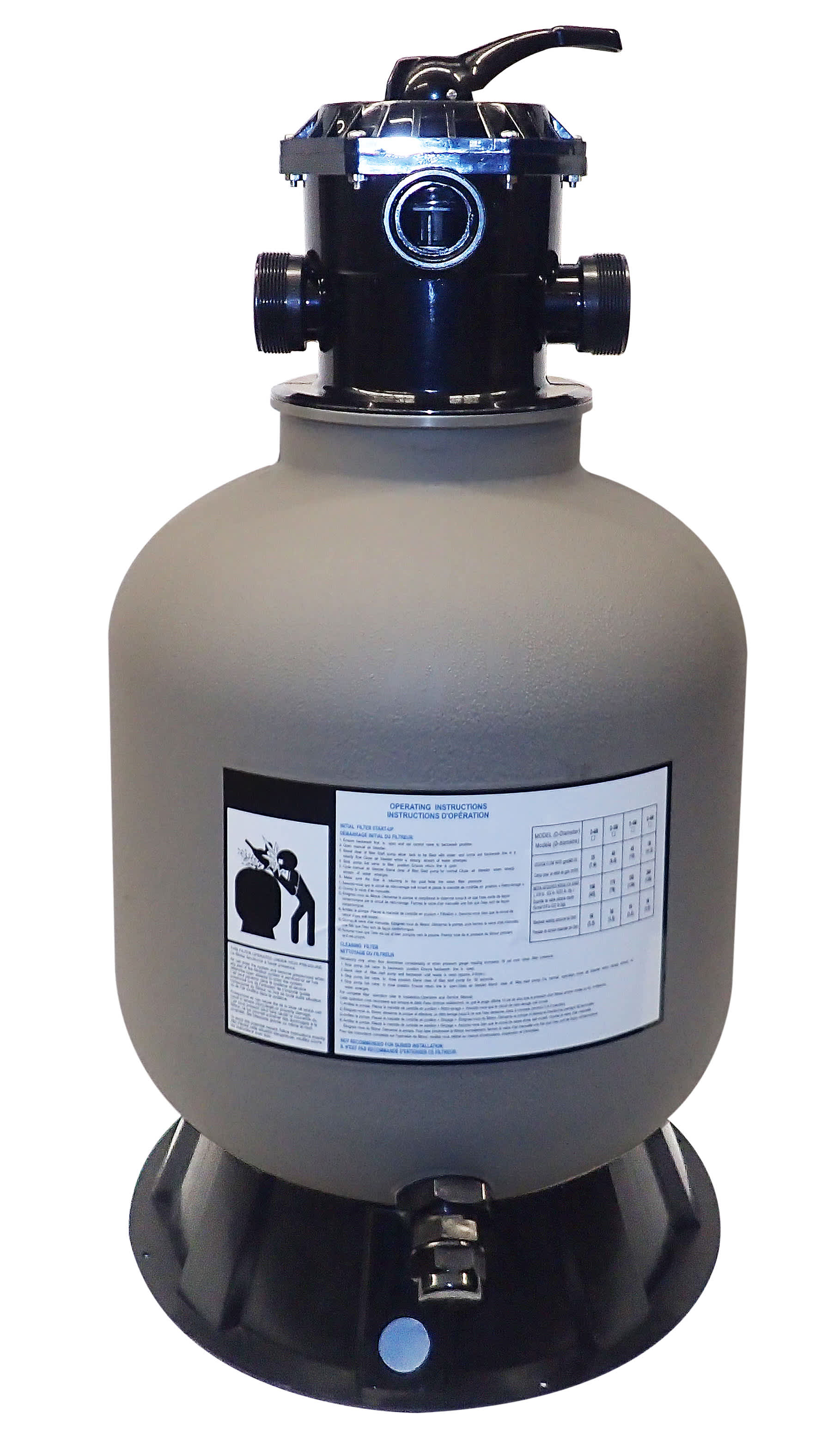 19 In Sand Filter W/Valve & Base - product image