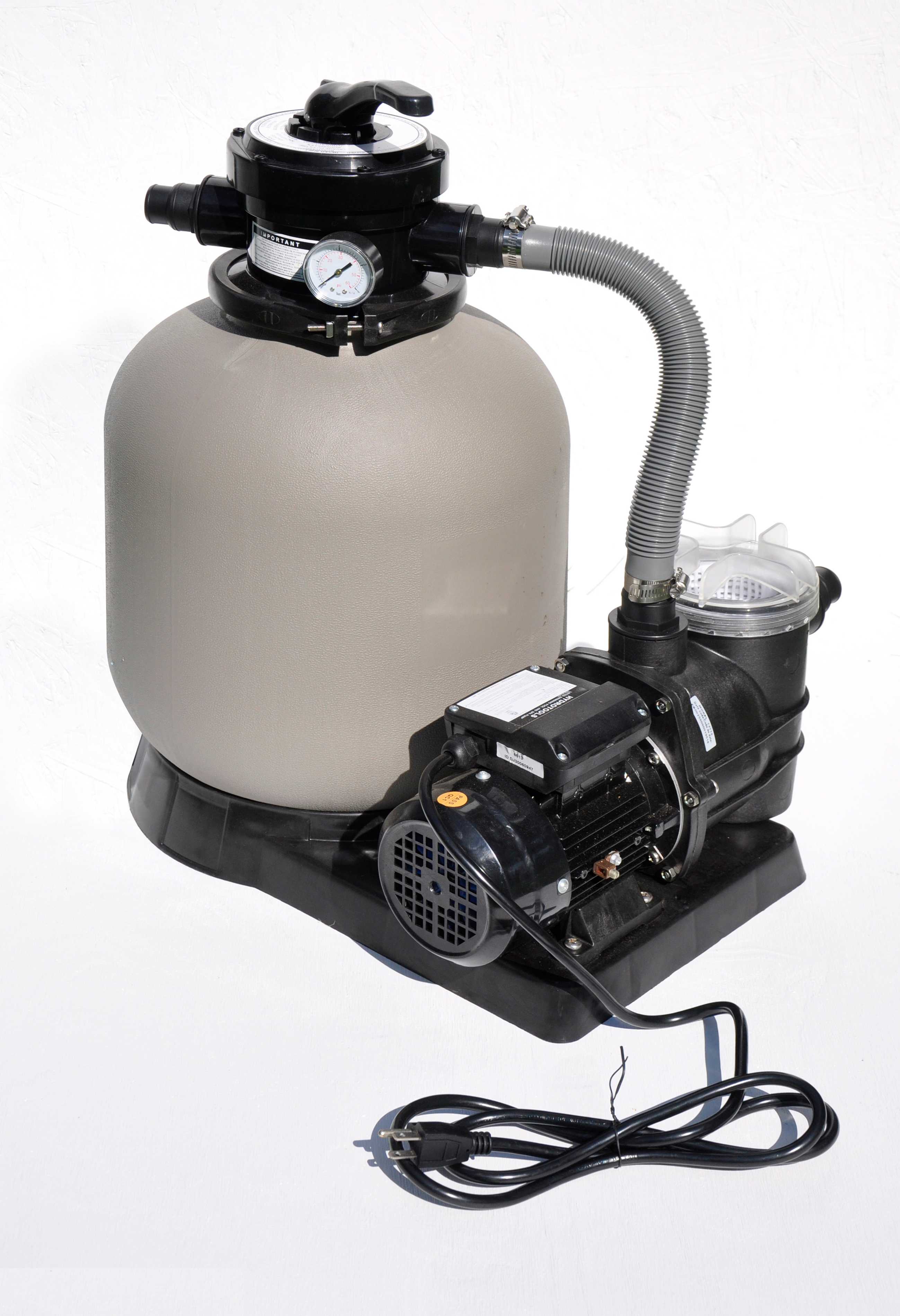 SWIMLINE 14" SAND FILTER COMBO - 0.43 TH P, 4 WAY VALVE - product image