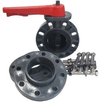 6IN 411 BFV BUTTERFLY VALVE FLANGE KIT - product image