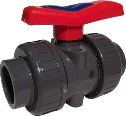 Colonial Ball Valve, Socket x Threaded PVC 235 psi True Union - product image