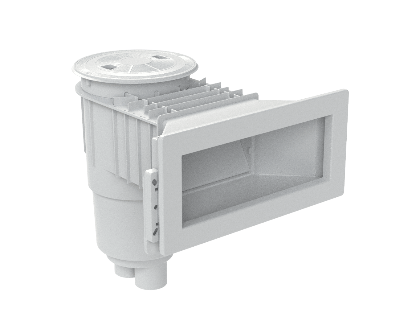 Gray Skimmer W/M Square Lid - product image