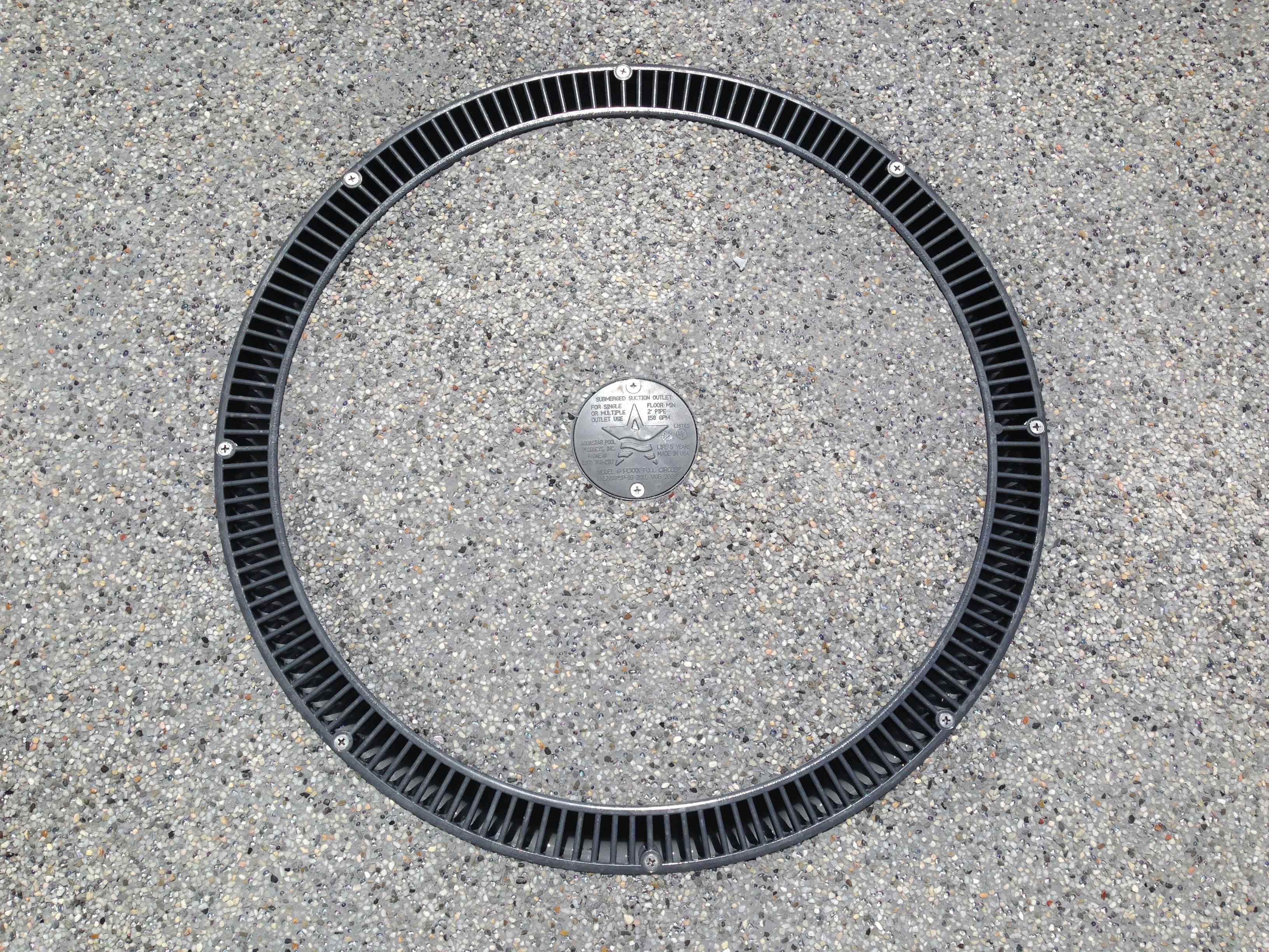 Aquastar Dark Gray Full Circle With , 20" image 2