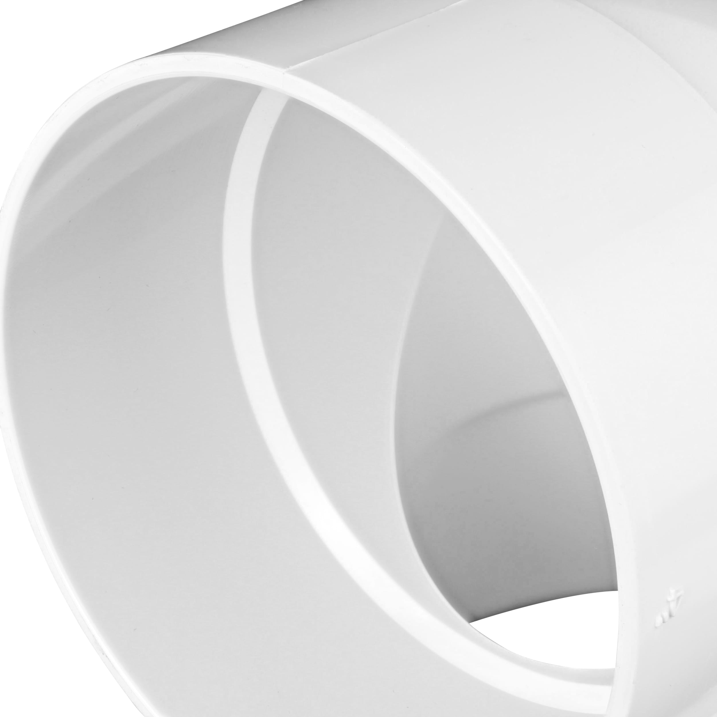 NDS Elbow, Hub White PVC 90° Solvent Weld image 5