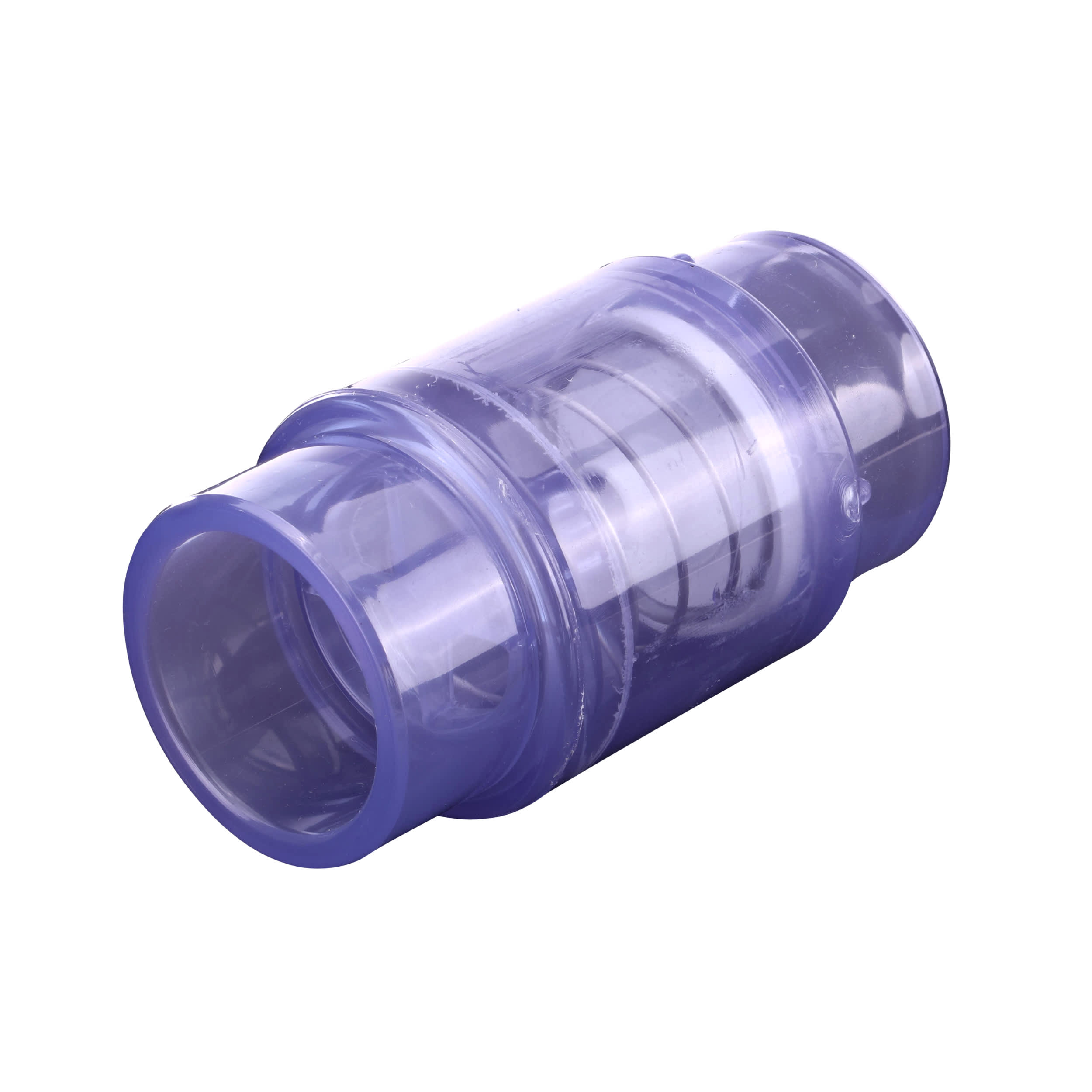 1-1/2" X 2" Flo Control Clear Spa Check Valve S X Sp Spring Check Valve 2In Clear 1/4 Lb Air image 2