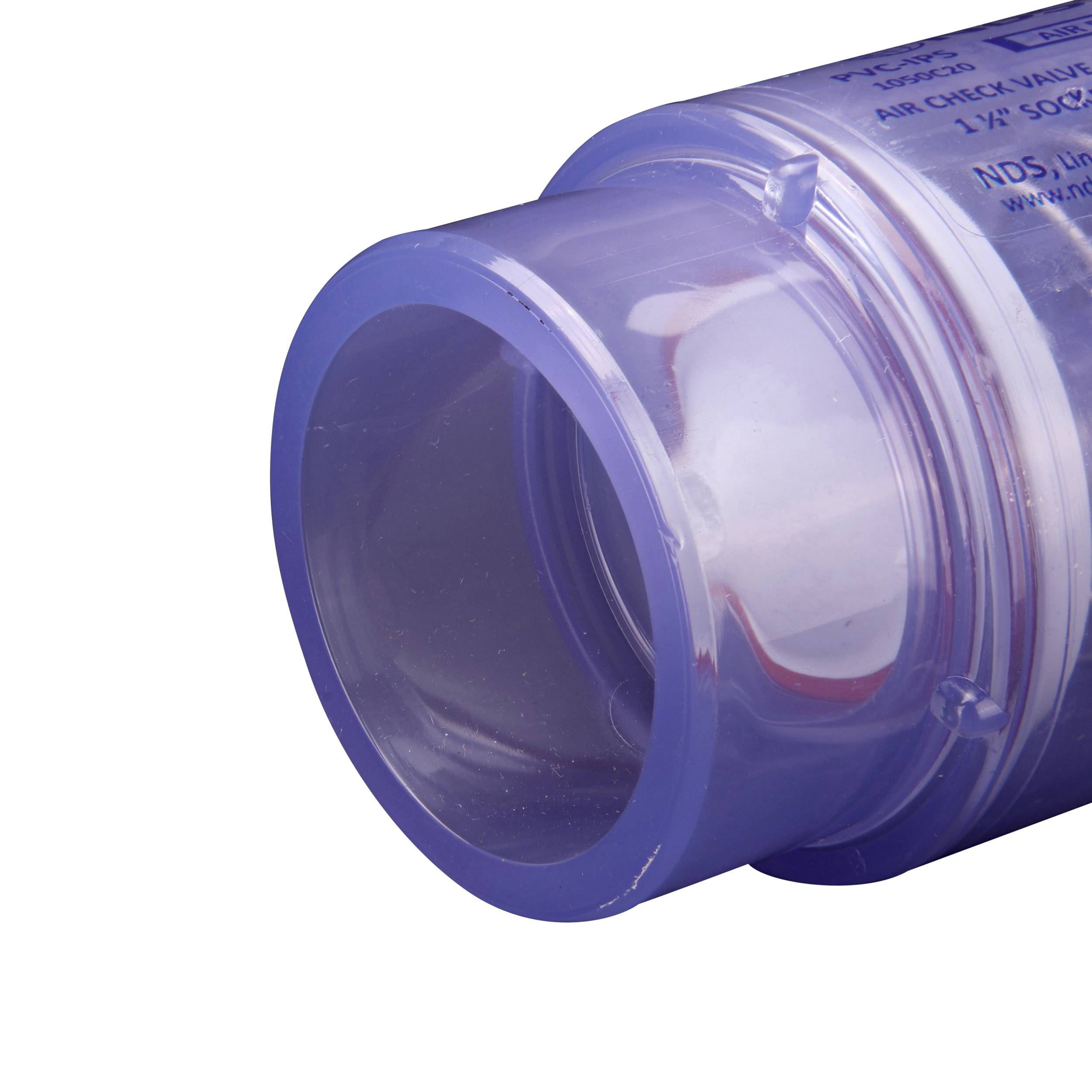 1-1/2" X 2" Flo Control Clear Spa Check Valve S X Sp Spring Check Valve 2In Clear 1/4 Lb Air image 5