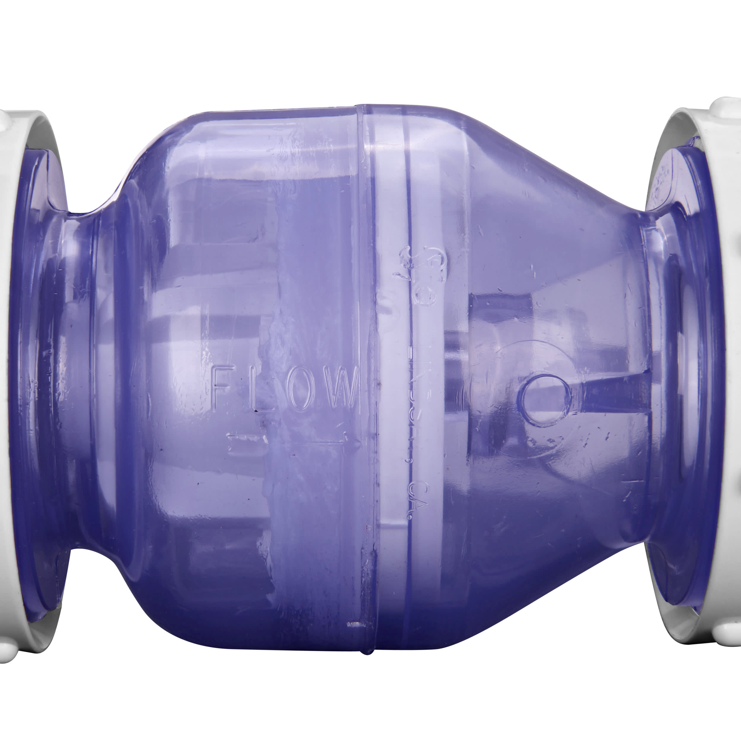1-1/2" Flo Control Clear PVC Spring Check Vlv. True Union image 8
