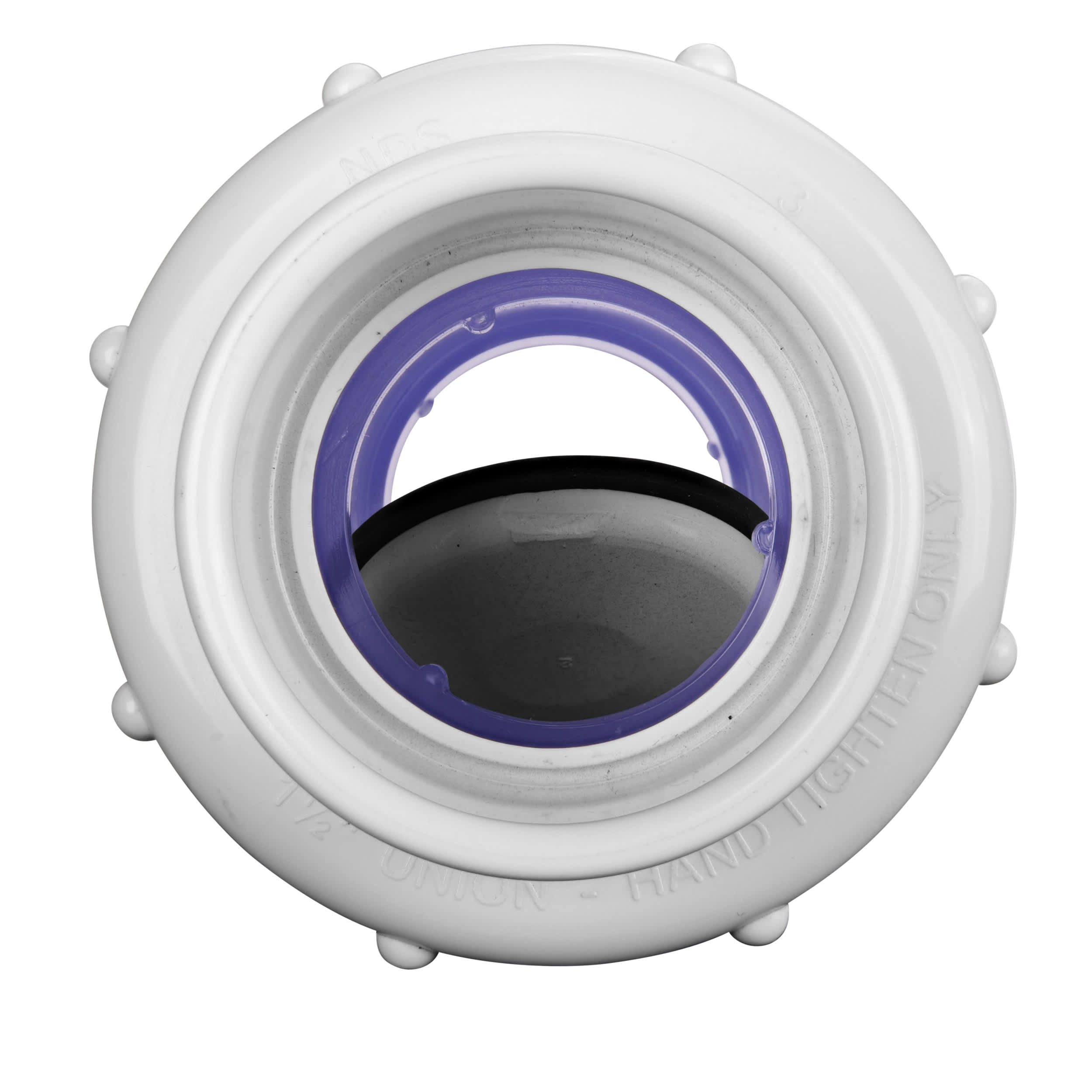 NDS Swing Check Valve, Slip Clear PVC 125 psi 1700 Series True Union Low-Profile image 5