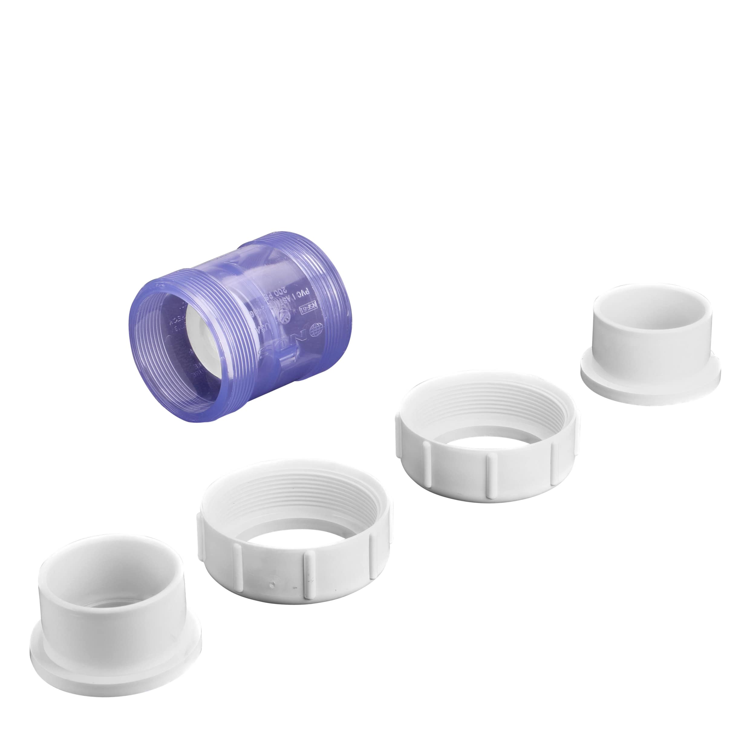 NDS 2" Flo Control Check Valve Tru Union Clear Compact image 2