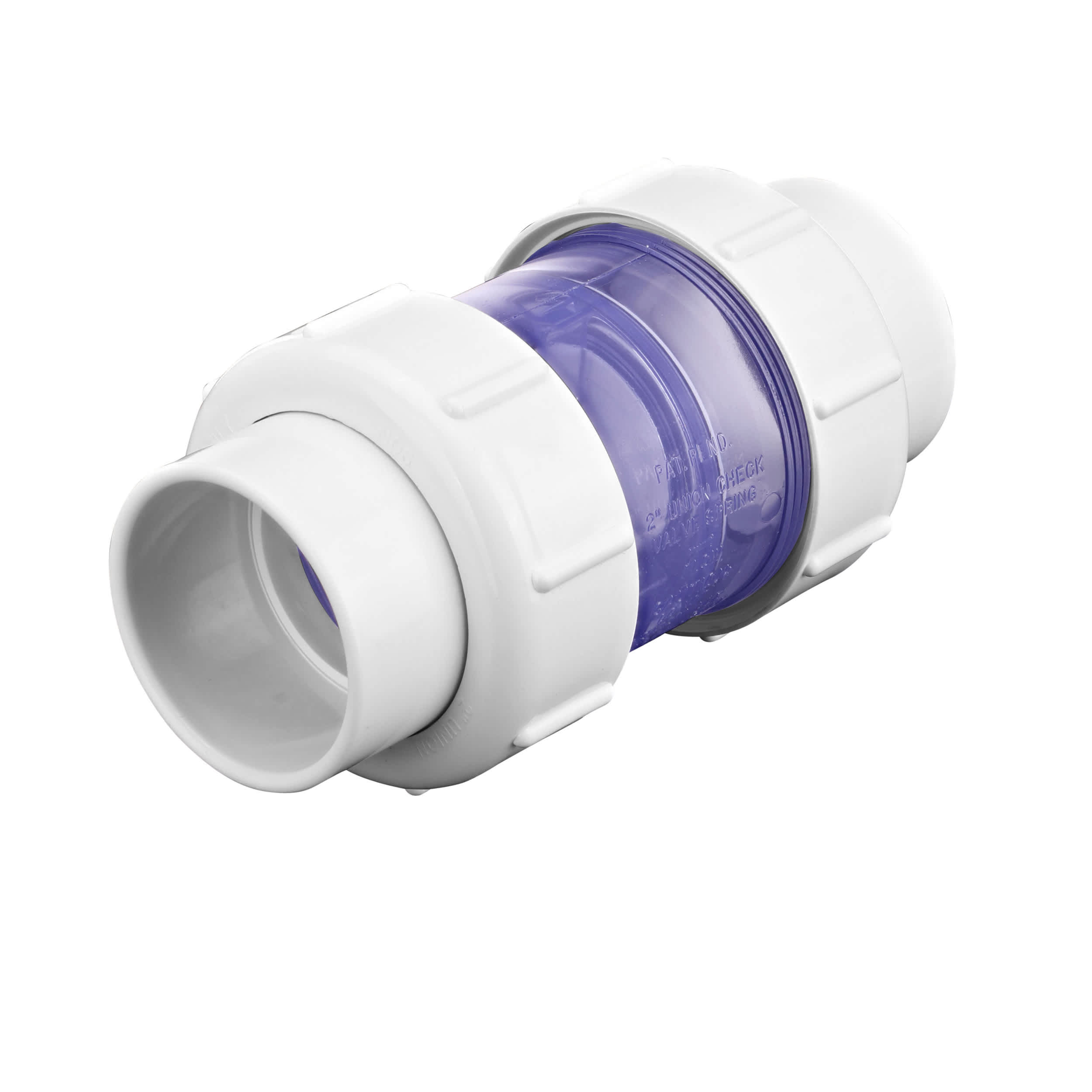 NDS 2" Flo Control Check Valve Tru Union Clear Compact - product image