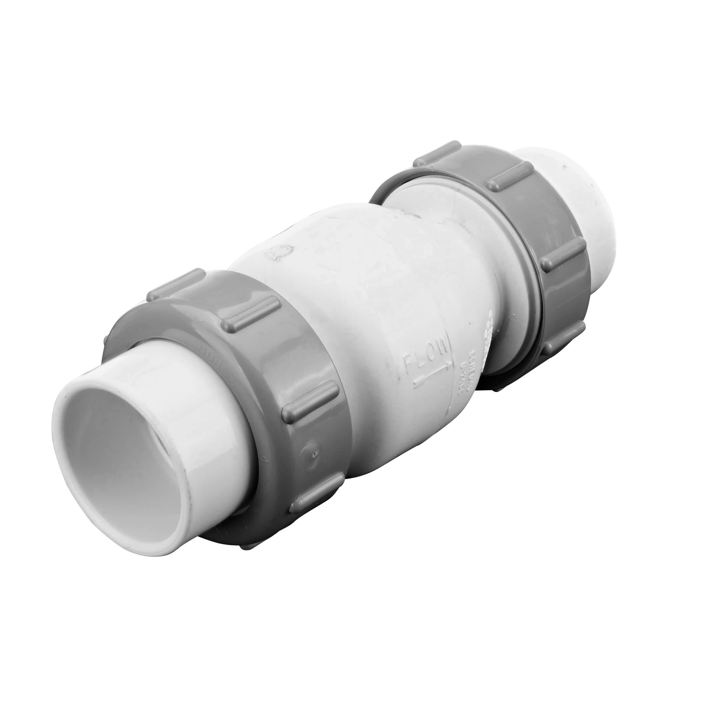 1-1/2" Flo Control PVC Tu Spring Check Vlv. True Union image 3