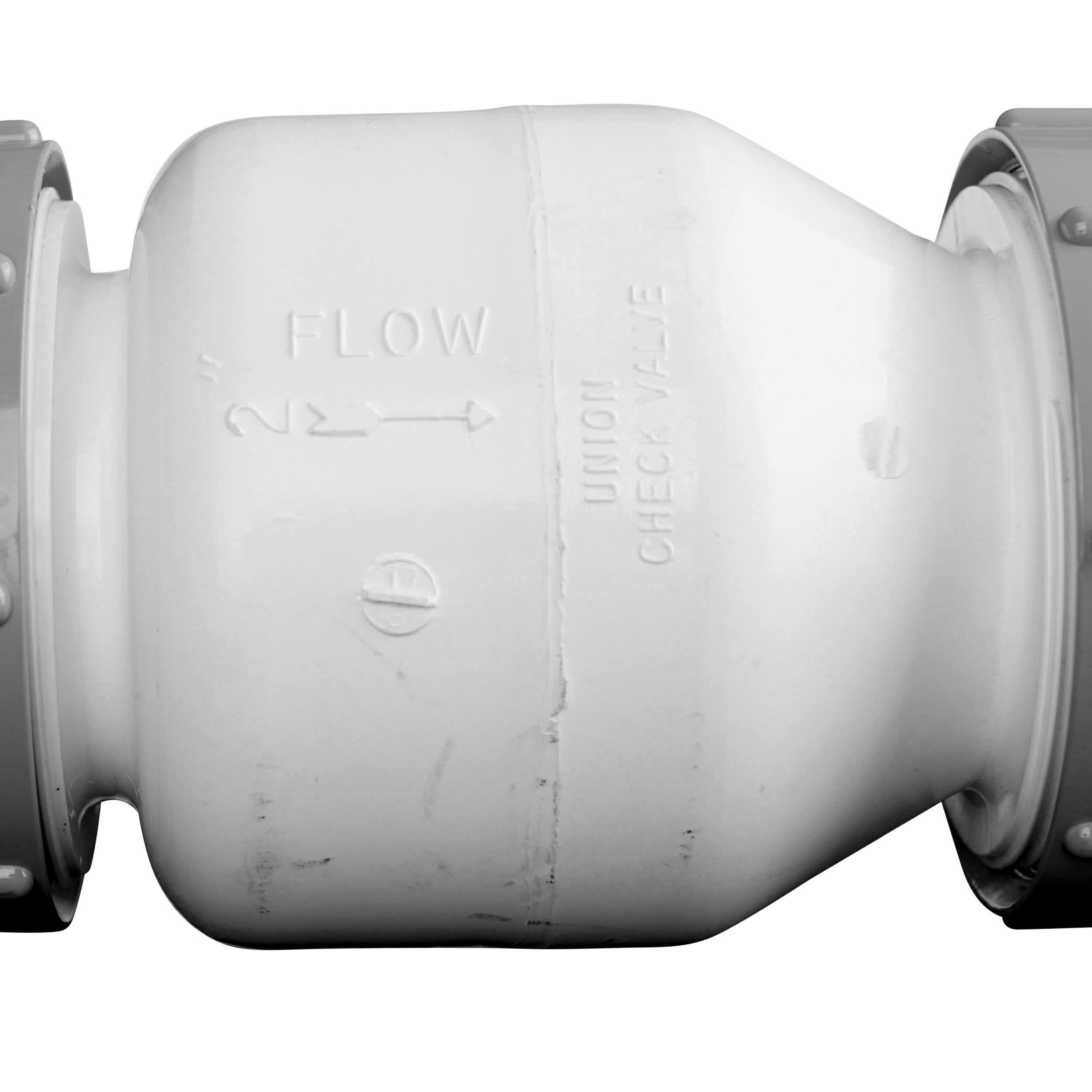 Flo Control 2" PVC Tu Spring Check Vlv. True Union image 9