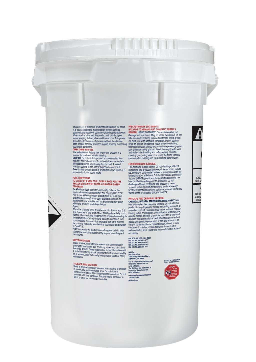 GLB Generation2 Bromine 50lb Pail image 2