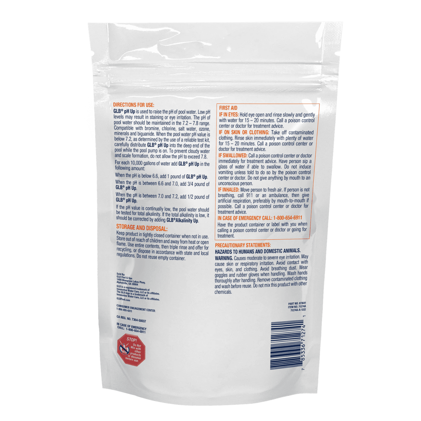 GLB PH UP (BAG) PH UP 5LB BAG 5 LB image 2