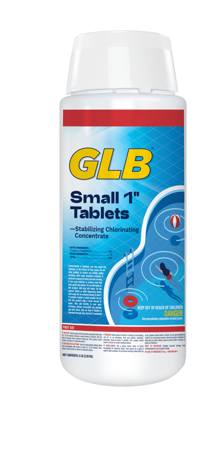 GLB 1" CHLORINE TAB PAIL HAZMAT 5 LB - product image