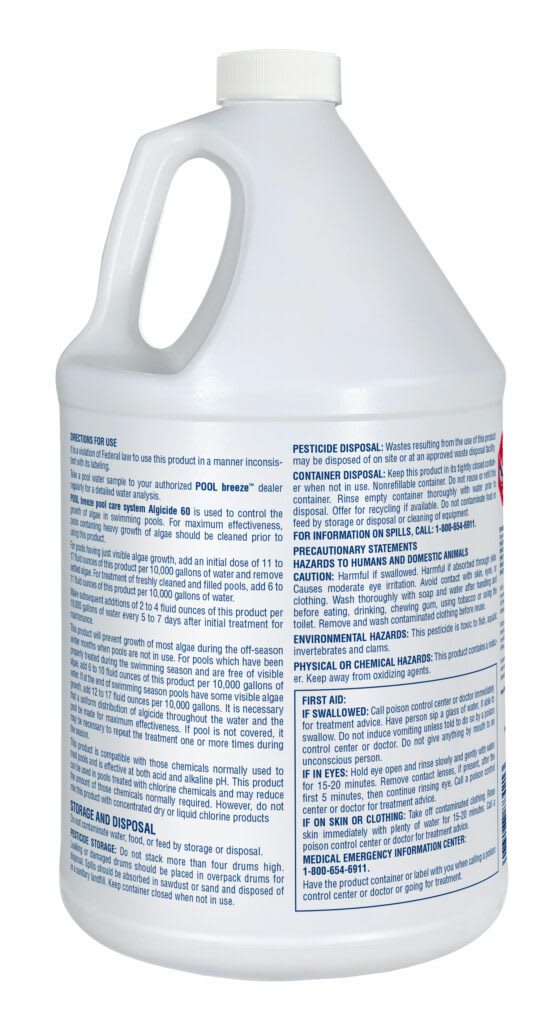 POOL BREEZE ALGICIDE 60% POLY ALGAECIDE 60 GAL image 2