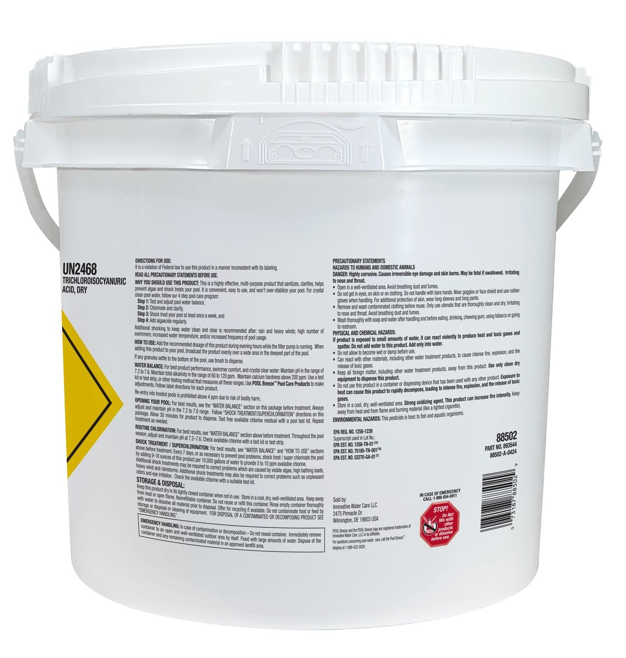 POOL BREEZE POWER 73 SHOCK 73% CAL-HYPO SHOCK 25 LB image 2