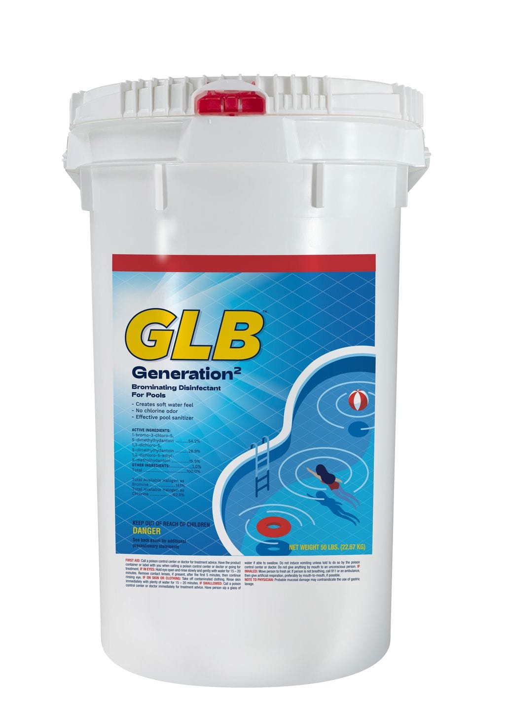 GLB Generation2 Bromine 50lb Pail - product image