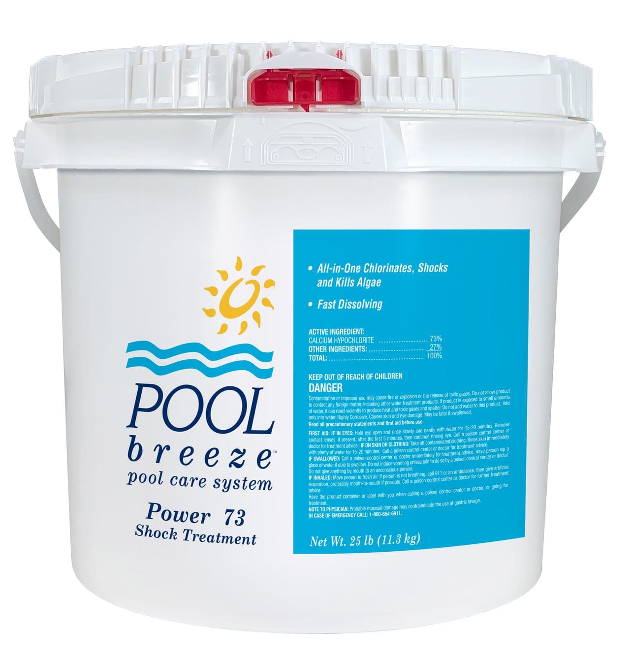 POOL BREEZE POWER 73 SHOCK 73% CAL-HYPO SHOCK 25 LB - product image