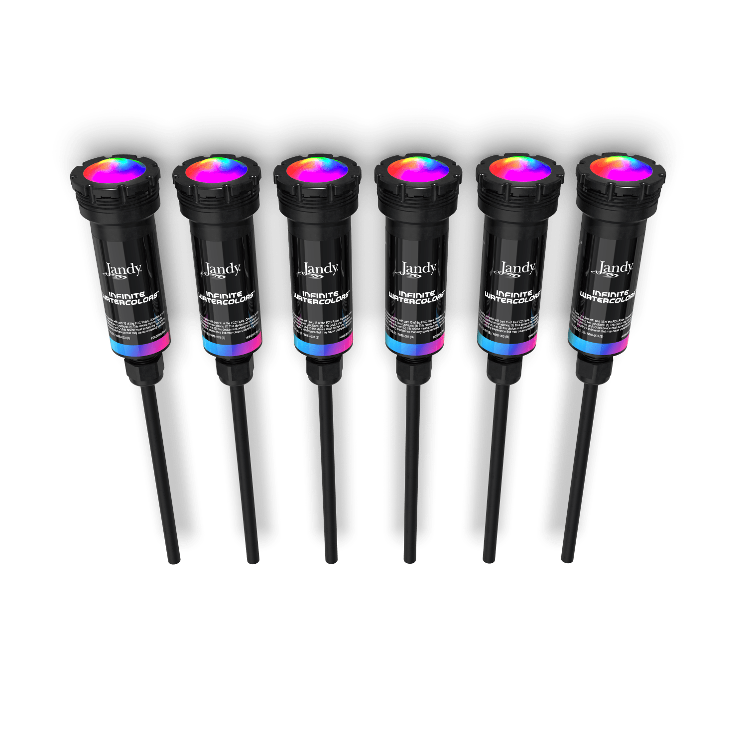 JANDY IWC RGBW 25W 100' NICHELESS LIGHT JANDY INFINITE WATERCOLORS, NICHELESS LED LIGHT, RGBW, 25W, 14V, 100' image 5