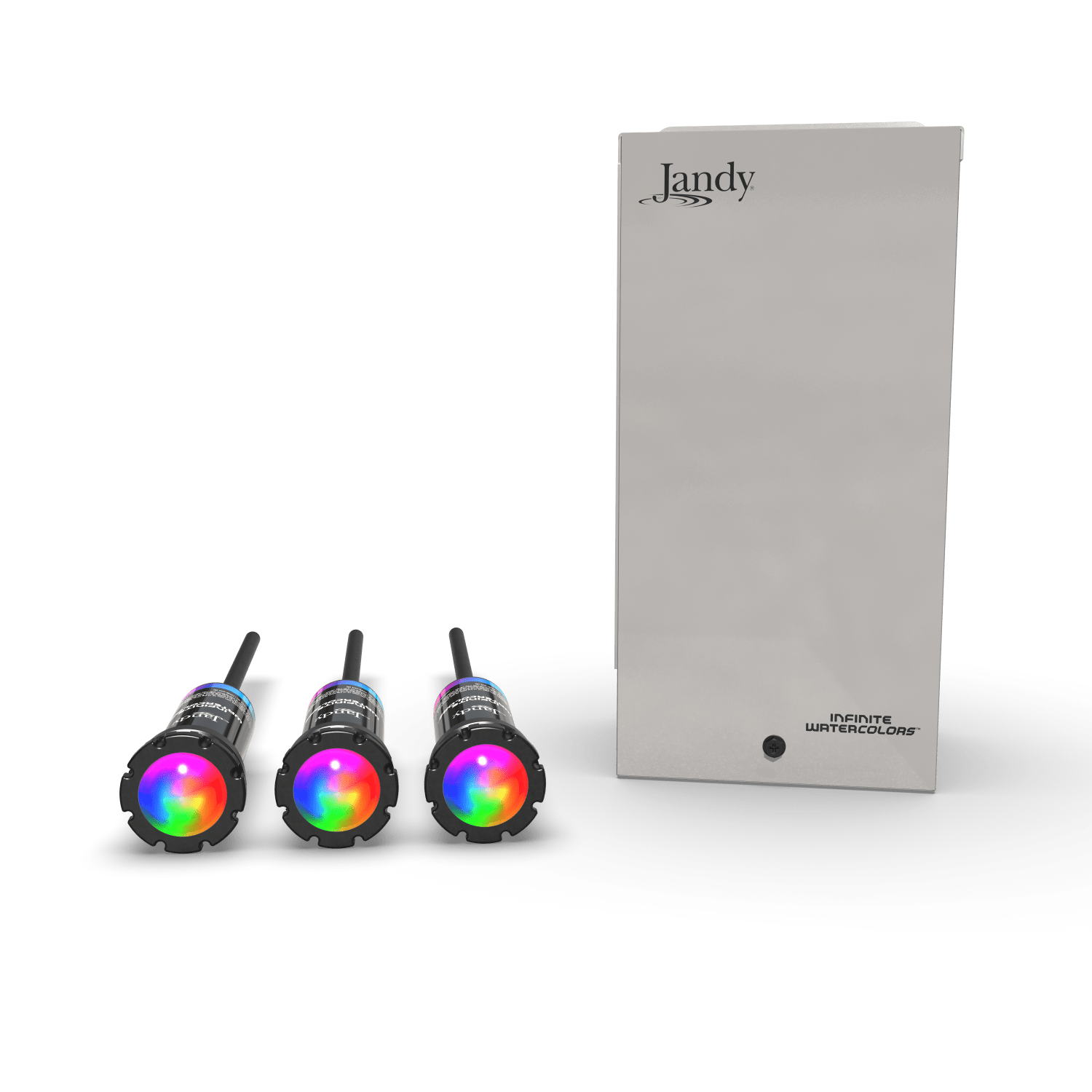 JANDY IWC 3-LED 25W LIGHT KIT 300W LC JANDY INFINITE WATERCOLORS, 3-LED LIGHT KIT, 25W 100' NICHELESS, 300W LIGHT CONTROLLER - product image