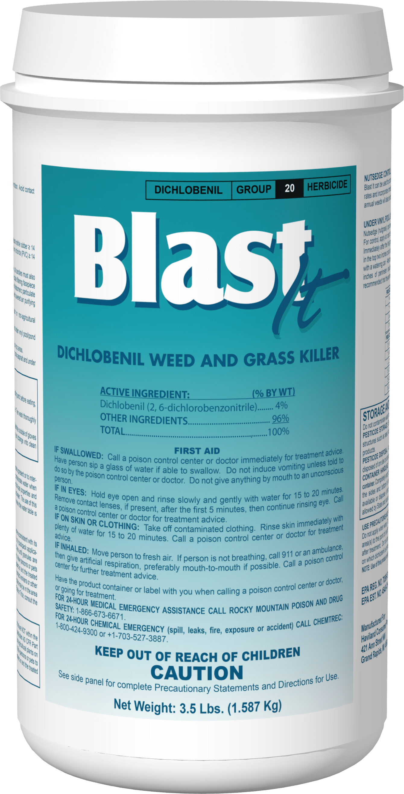 Grass Treatment/Killer - Blast It - 3.5LB - product image