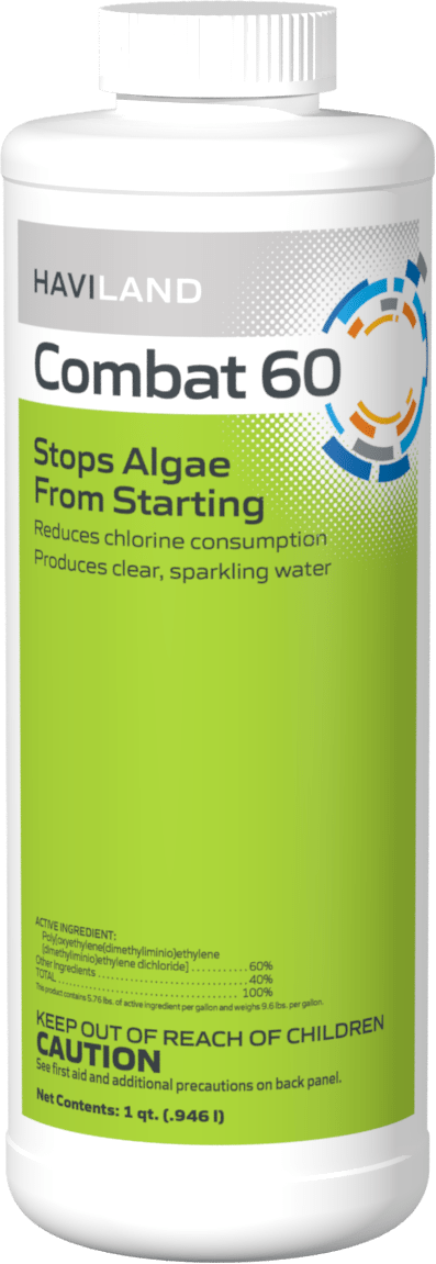 Durachlor Combat 60 Algaecide, 60% Poly Quat, 1 Quart Bottle, 12/Case - product image
