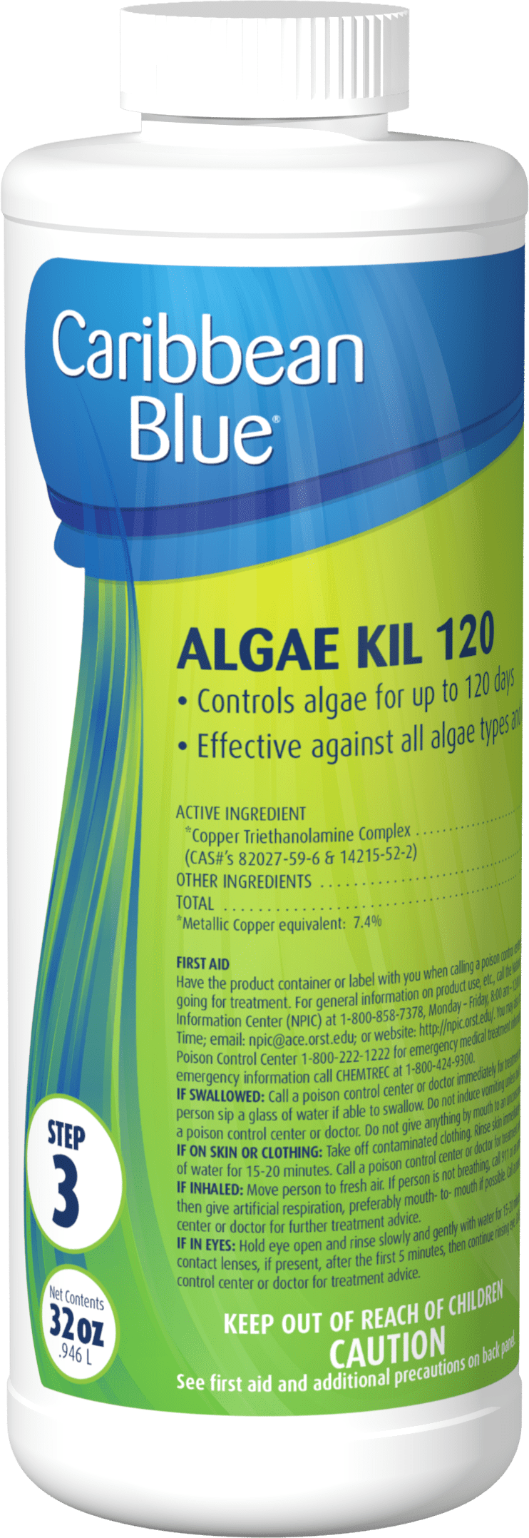 CARIBBEAN BLUE ALGAE KILL 120 12 X 1 QT 1 QT - product image